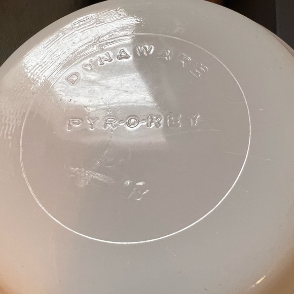 PYR-O-REY DYNAWARE Termocrisa Milk Glass Brown Daisy Ramekin Casserole lot of 4 - Picture 2 of 2